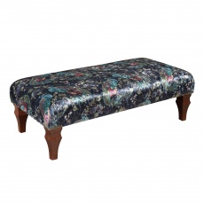 Banquet Buttoned Footstool Large