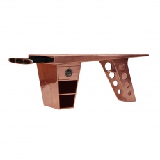 Aviator Half Wing Desk in Vintage Copper