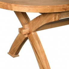 Windermere Oval X Leg Extending Dining Table