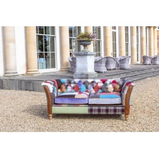 Rutland Harlequin Patchwork 2 Seater Sofa - Fast Track Delivery