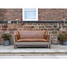 Malone Large 2 Seater - HTW & Brown Tan Leather (New 2023)