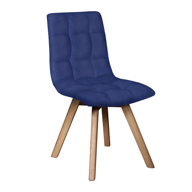 Carlton Dolomite - Chair Marine Blue Velvet (Stock Line)