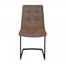 Carlton Hampton Chair with Brown Faux Leather Seat - MOQ 2pcs