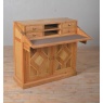Carlton Welbeck Campaign Desk with Marble Inlay
