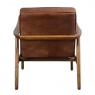 Carlton Ribble Chair Local Brown Leather