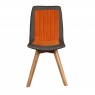 Carlton Henry Dining Chair with Wooden Legs