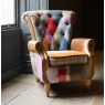 Dickinson Armchair in Patchwork & Cerato Brown Leather (New 2024)