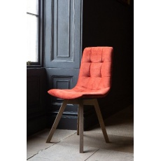 Atlanta Chair Seat Shell ONLY Amber Velvet - Chose Legs Separately - MOQ 2 Pieces