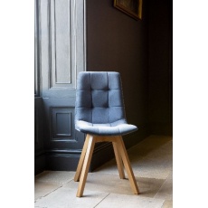 Atlanta Chair Seat Shell ONLY Charcoal Velvet - Chose Legs Separately - MOQ 2 Pieces