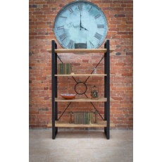 Fluted Line X-O Metal Bookcase - K.D