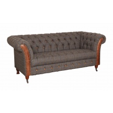 Chester Club 3 Seater Sofa -Moreland Harris Tweed - Made To Order