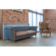 Granby 3 Seater Sofa - Moreland Harris Tweed - Made To Order