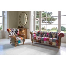 Harlequin Patchwork 2 Seater Chester Club - Fast Track Delivery