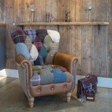 Harlequin Patchwork Armchair