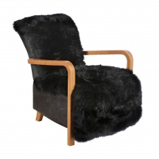Shaun Baa Baa Chair - Lambs Wool + leather