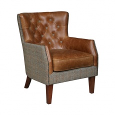 Stanford Chair - Moreland Harris Tweed - Fast Track Delivery