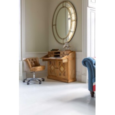 Welbeck Campaign Desk with Marble Inlay