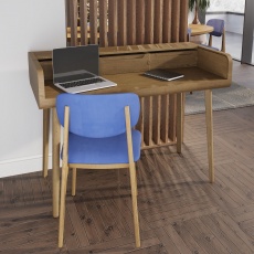 Tambour Grey Studio Desk