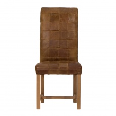 Retford Leather Patchwork Chair