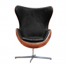 Aviator Keeler Wing Desk Chair in Copper