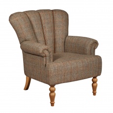 Lily Petite Size Chair - Hunting Lodge Harris Tweed - Fast Track Delivery