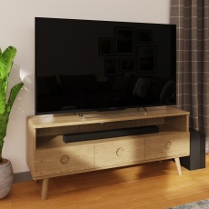 Holcot Media Unit - Grey Finish