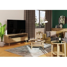 Holcot Media Unit - Grey Finish