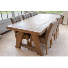 Monastery Refectory Grey Oiled Table 2200