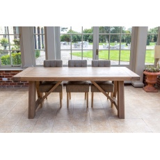 Monastery Refectory Grey Oiled Table 2200