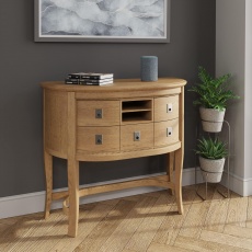 Gibson Half Moon Console Table