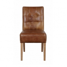 Colin Chair - Cerato Brown Leather (Stock Line)