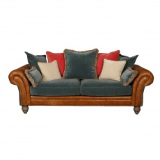 Brompton 3 Seater Sofa Fast Track - Manolo + 3L Leather