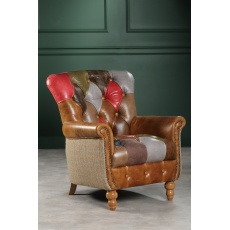 Alderley Leather Patchwork (Inner cover) Chair Fast Track