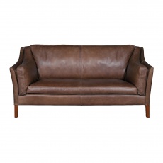 Malone Compact 2 Seater Fast Track (Espresso Leather)