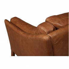 Malone Compact 2 Seater - Now To Order (Brown Tan Leather)