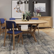 Gibson Circular Extending Dining Table