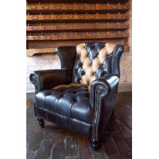 Crompton Saltire Chair Leather