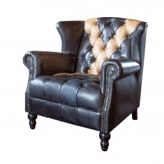 Crompton Saltire Chair Leather