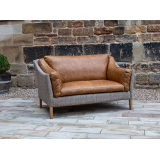 Malone Compact 2 Seater - HTW & Brown Tan Leather - Fast Track