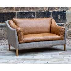 Malone Compact 2 Seater - HTW & Brown Tan Leather - Fast Track