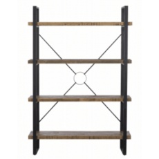 Java Sleeper Range X-O Metal Bookcase (K.D.)