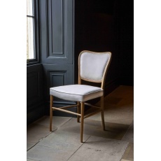 Anouk Dining Chair with Upholstered Back