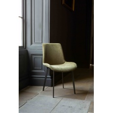 Evia Dining Chair - Green Velvet Packed in 4