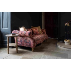 Westminster 2 Seater Sofa in Printed Coral Velvet