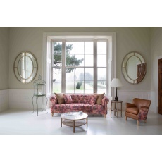 Westminster 2 Seater Sofa in Printed Coral Velvet (New 2024)