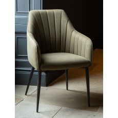 Oliver Chair - Hunter MOQ 2pcs - Green Cotton