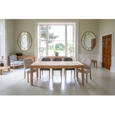 Toba - Arch Dining Table 200cm in Recycled Teak - Natural Rustic Finish