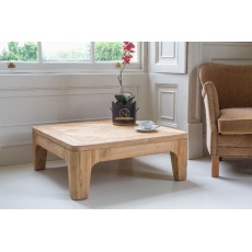 Toba - Arch Coffee Table in Recycled Teak - Natural Rustic Finish