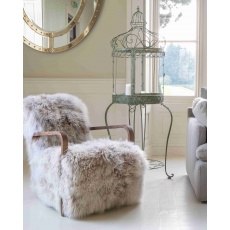 Yetti-Ewe Merino Luxury Wool Armchair - Sheepskin 100% Natural Mongolian Wool