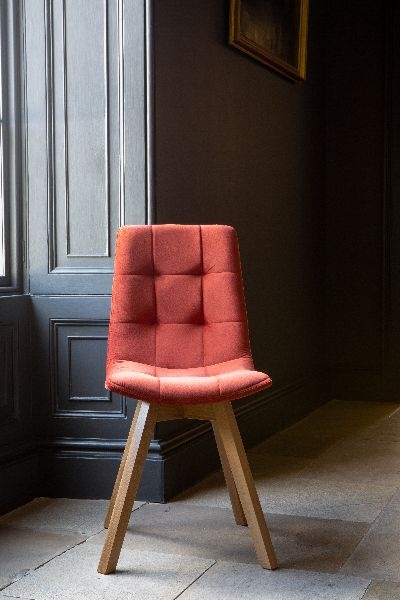 Carlton Atlanta Chair Seat Shell ONLY Amber Velvet - Chose Legs Separately - MOQ 2 Pieces